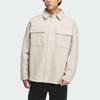 Adidas Lounge Solid Color Sports Outdoor Casual Shirt Jacket Men Jackets IP4969