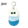 Plush Toy Keychain Sunglasses Caterpillar Keychain Soft Backpack Purse Colorful Accessory Bag Charm Stuffed Keyring Pendant Charm