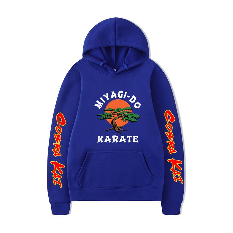 Karate Kid Val Armorr Cobra Print Men's Hoodie Brand Hoody Y2K Clothes Vintage Fashion Unisex Long Sleeve Pullovers