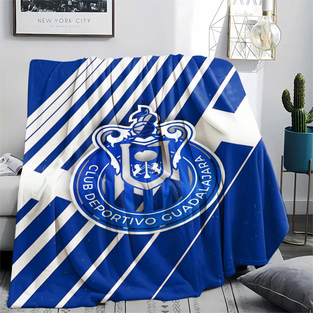 1Pc Chivas Fondo De Pantalla Print Flannel Blanket High Quality Warm Comfortable Cover for All Seasons Perfect for Gifts Home Decor