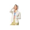 Li Ning Solid Color Simple Versatile Comfortable Windbreaker Women Outerwear Off-White AFDV286-2