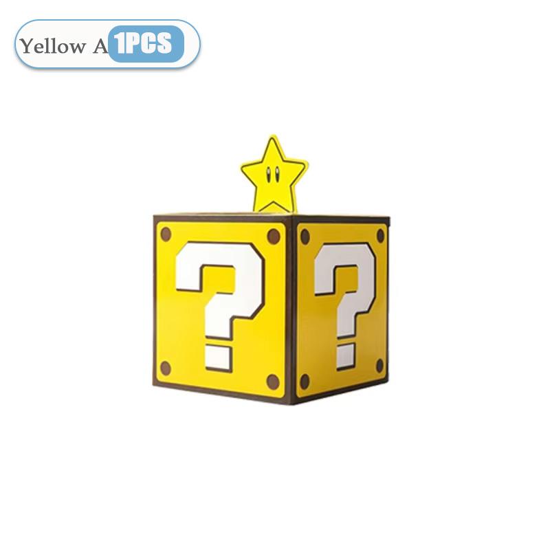 1-40 STÜCKE Fragezeichenblock Süßigkeiten Geschenkbox Geschenkbox Anime Süßigkeitenboxen Geburtstagsfeier Dekoration Kindergeschenk Verpackungsbeutel Gastgeschenktüte Box