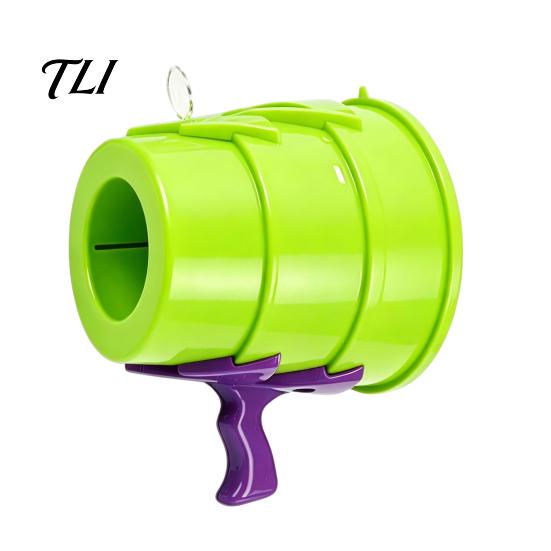 Family Gathering Entertainment Handheld Air Cannon Toy, Portable Shooter for Kids, Outdoor Teenager Prank Accessories Play Bubble Machine, Funny