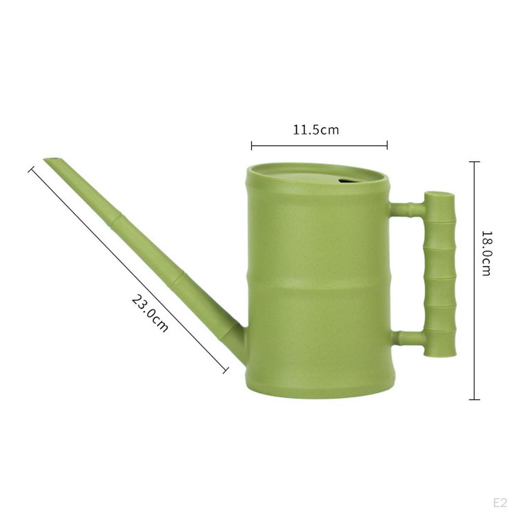 1.6 Liters PP Watering Can Gardening Tool with Long Nozzle for Adults Kids Children