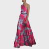 2025 Spring/Summer Women's Floral One-Shoulder Dress