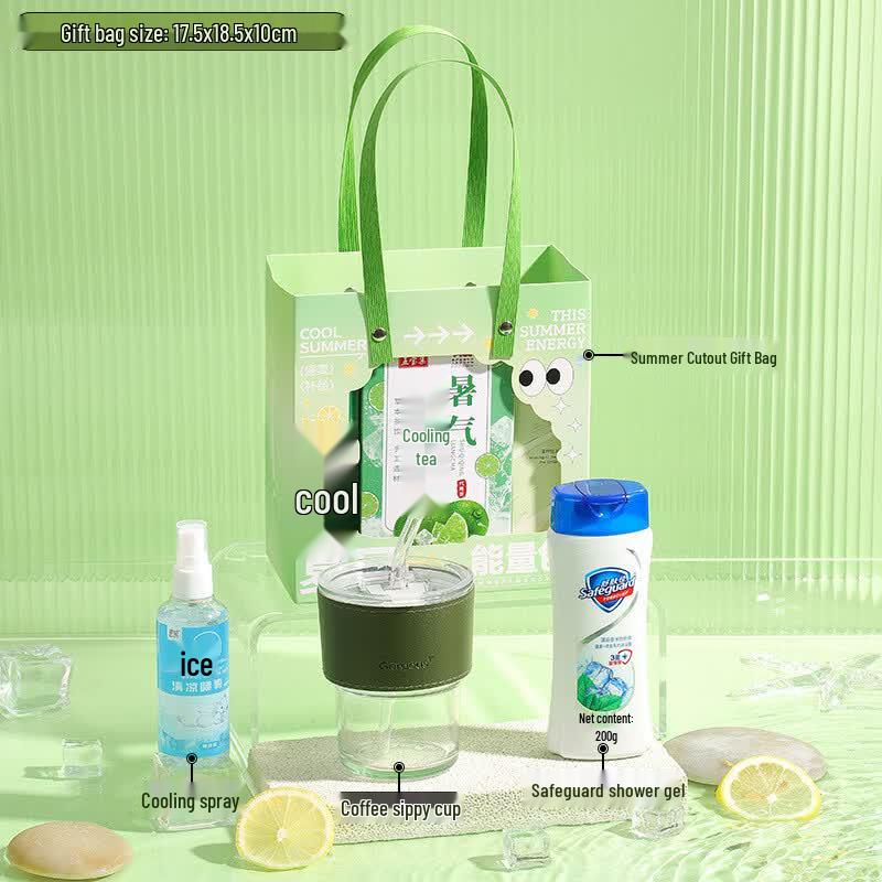 Cooling Glass Cup Gift Set