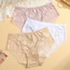 1pcs Women's High Waisted Plus Size Lace Underwear, Fashionable, Breathable, Soft and Comfortable Women's Underwear, 6 Colors To Choose From