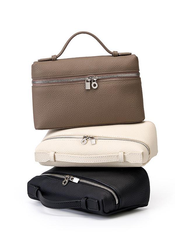 Autumn-Inspired Women's Single Shoulder Crossbody Handbag - Versatile Niche Lunch Box Style