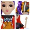3 Pezzi Bambola in Vinile Articolata K-POP Action Figure Multi-Snodo Posaabile con Vestito Intercambiabile Giocattolo da Collezione per Bambini Adulti