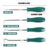 Seal Puller 4-Pieces Portable Precision Separator O Ring Tool for Lock Bearing Automotive Mechanic Installation Detailing Car