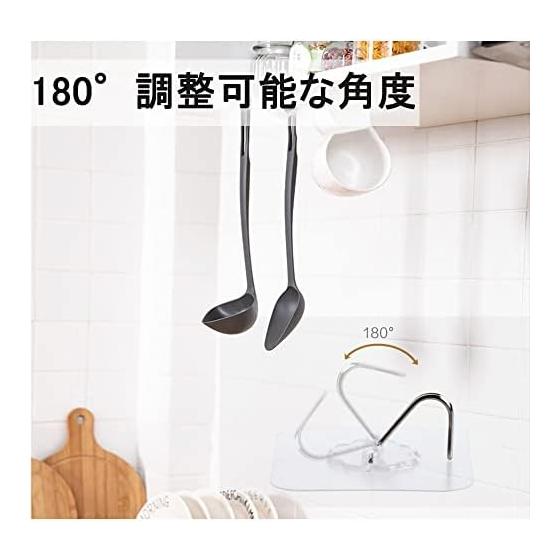 Wall Hanging Hook, Strong Adhesive, No Drilling Hook - YOKELLMUX Wall Hanging Hook, Adhesive Hook, Load Capacity 20KG, No Drilling, No Damage, No