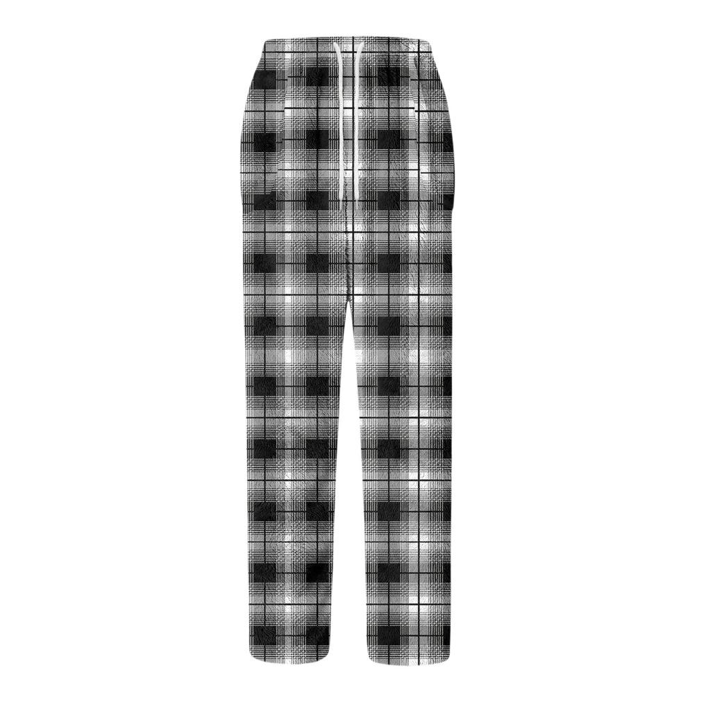 Herren Kordelzug Tasche Flanellhose Homewear Schlafhose