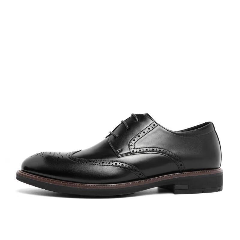 SENDA Men s Leather British Brogue Business Dress Shoes Z4-03CM0 40