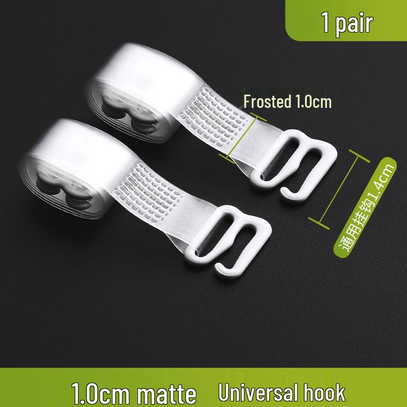 Women's Non-Slip Invisible Bra with Exposed Straps and Transparent Shoulder Straps