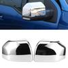 Rearview Wing Mirror Cover Trim Frame Decorative Bezel Fit for Ford F150 2015‑2020Plating Color