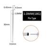 316 Stainless Steel Threaded Guide Pin for Piercing and DIY Tool