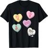 Retro Valentines Day Candy NOPE Vintage Heart Anti-Valentine T-Shirt