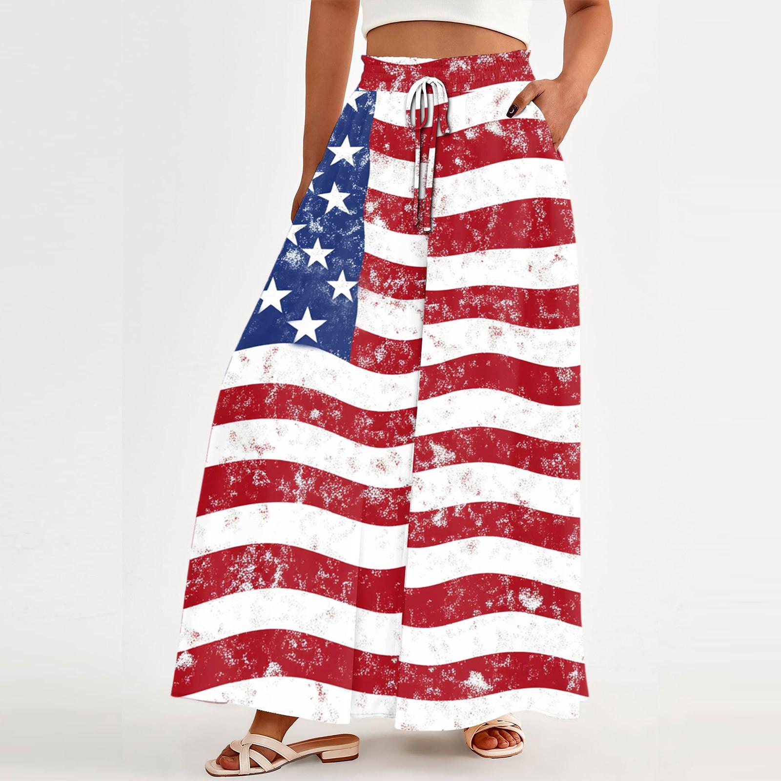 

Women s Loose Casual Pants Bohemian Print High Waistband Bag Flowing Pants Pants XL белый