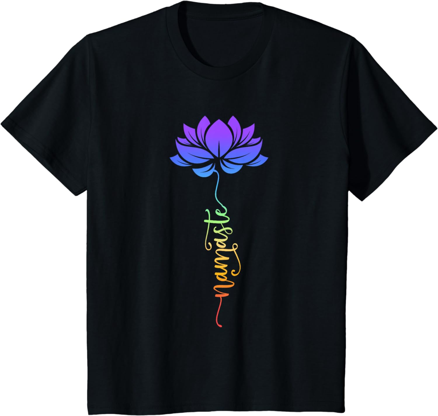 Funny Gift Namaste Lotus Flower Meditation Yoga TShirt Unisex Style Shirts for Women Unisex Clothing Streetwear Y2k S