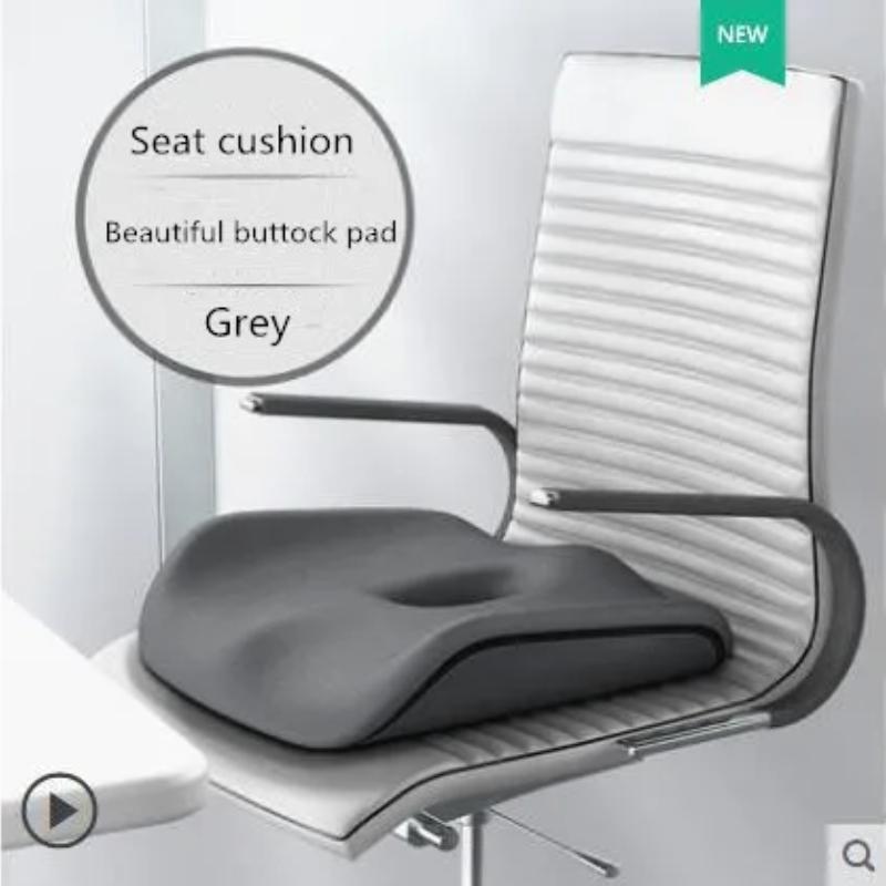 Memory Foam Seat Cushion Orthopedic Pillow Coccyx Office Chair Cushion Support Waist Back Pillow Car Seat Hip Massage Pad Sets