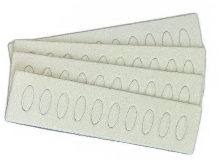 

Набор белых шлифовальных полосок 180# и пилочек для ногтей из нержавеющей стали