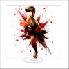 16CM Anime Sutorīto Faitā Figure Stand Model BLANKA/ZANGIEF/DHAISIM/Cammy White Cute Desk Decor Standing Sign Gifts