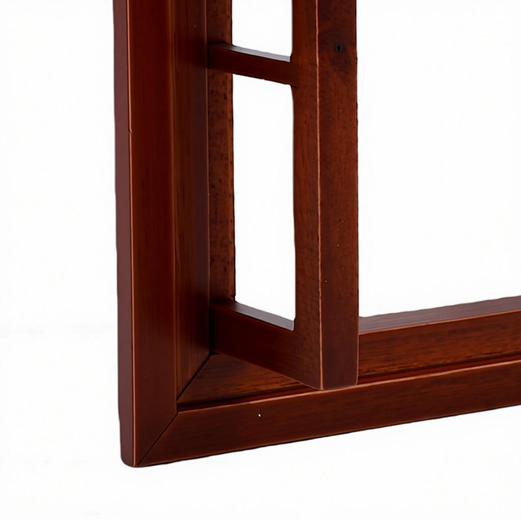 1:12 Dollhouse Windows 6 Pane Miniature Opening Windows Wooden Dollhouse Furniture Chestnut Color