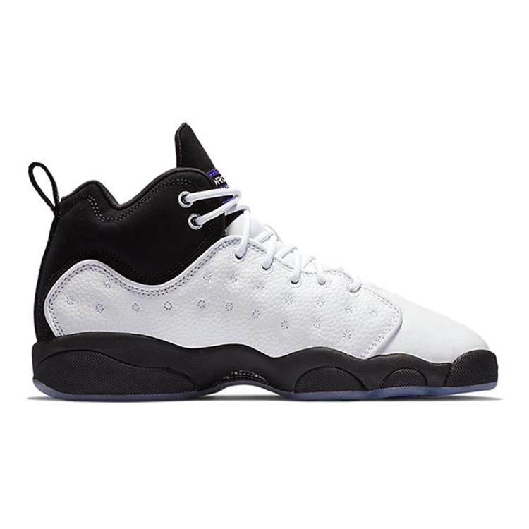 Jordan Jumpman Team II Cushioning Support Mid Top Children's Basketball Shoes Teenagers 820273-104