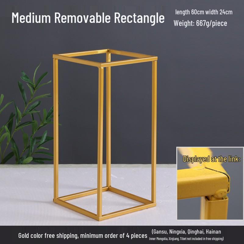 Żelazny Kwiatowy Stojak Kolumnowy do Dekoracji Uliczki Weselnej