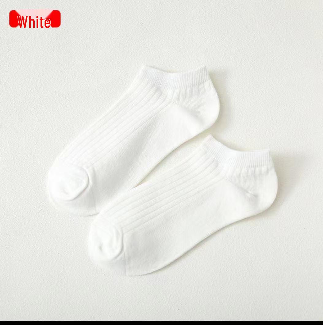 

Унисекс Тонкие Белые Носки-Лодочки против Запаха - Влаговпитывающие, Дышащие, Не Скатывающиеся, Невидимые для Весны и Лета 10 pairs