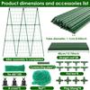 Cucumber Trellis A Frame Garden Vegetable Trellis Detachable Support Trellis Plant Climbing Frame for Climbing Plants Tomato