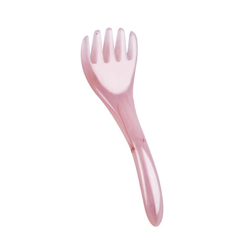 Resin Five-Claw Head Massager & Meridian Gua Sha Therapy Comb