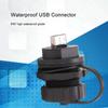 5/8in-27UNS Threaded Waterproof USB Connector IP67 Motherboard Rear Socket  Mechanical Equipment