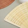 Retro Chinese Style Craft Fan All Bamboo Folding Fan Ancient Style Bamboo Fan Hanfu Dance Hollow Bamboo Fan
