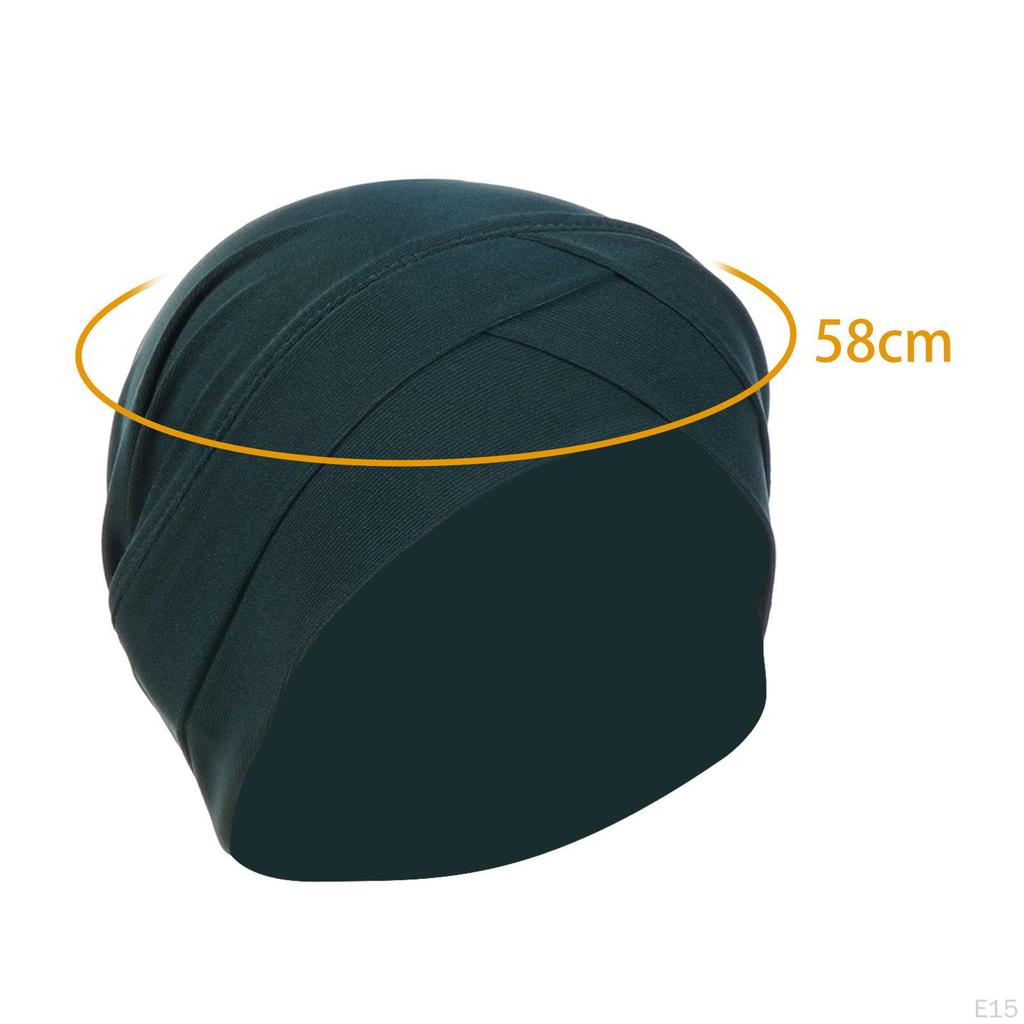 Muslim Indian Turban Hat Elastic Hijab Headwrap Beanie Headwear Accessories