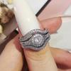 European & American Women's New Three-Piece Ring Set - Model R5618