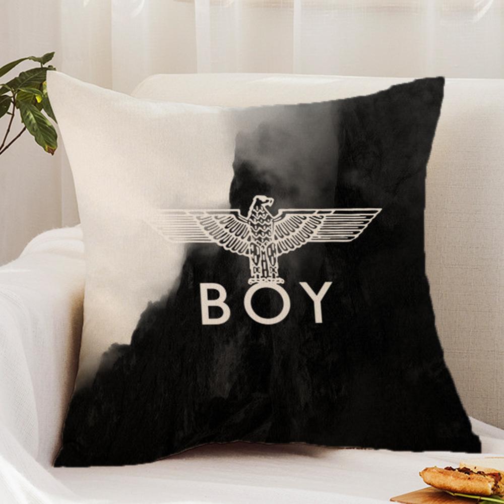 

Brand B-BOY LONDON Cushion Cover Premium Comfort Reversible Pillow Cover - Dual - Use Design for Home & Car 12x12Inch