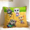 Pillow Cover Decorative T-Talking T-Tom And F-Friends  Vintage Pillow Case For Sofa Bedroom Home Decor Pillowcases