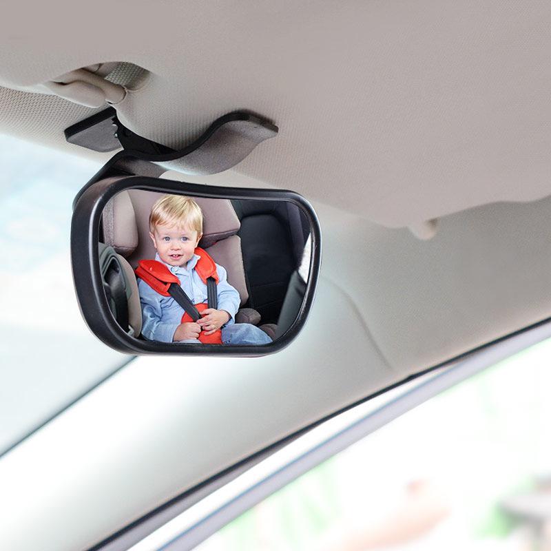 Baby Car Rearview Mirror - Wide-Angle Curved for Infant Observation