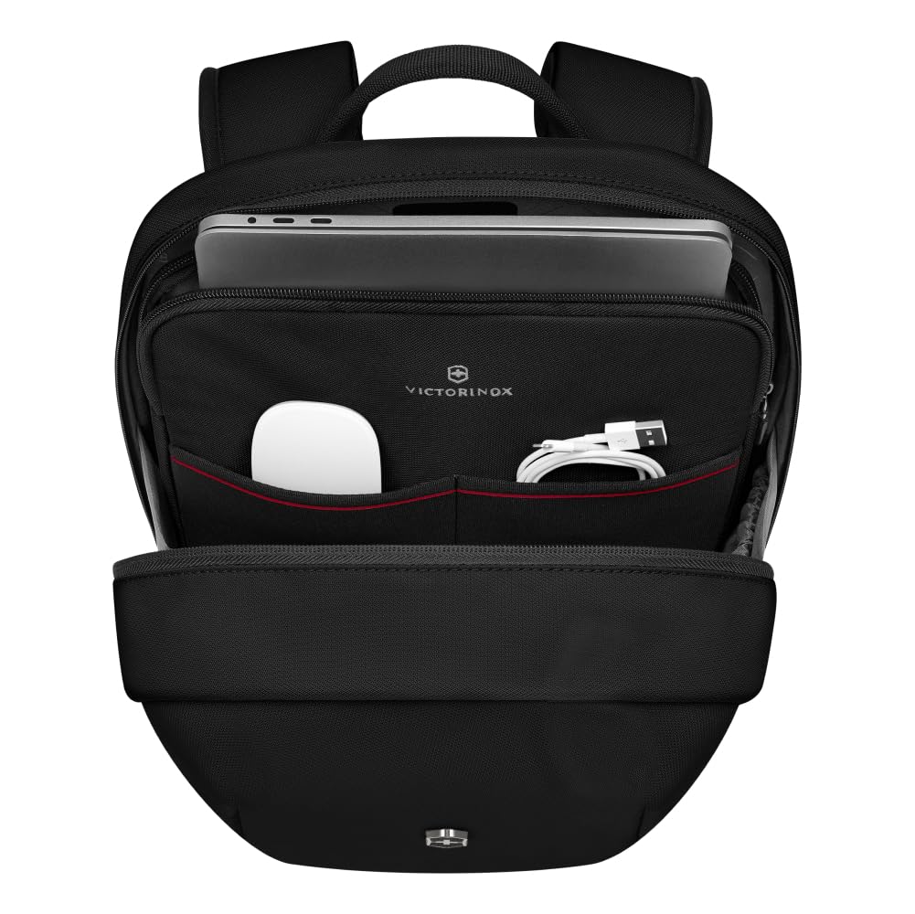 Victorinox Altmont Modern Compact 20L Features a Standalone Laptop Sleeve Sound Pocket for Antibacterial Multifunctional Design for Business and Black