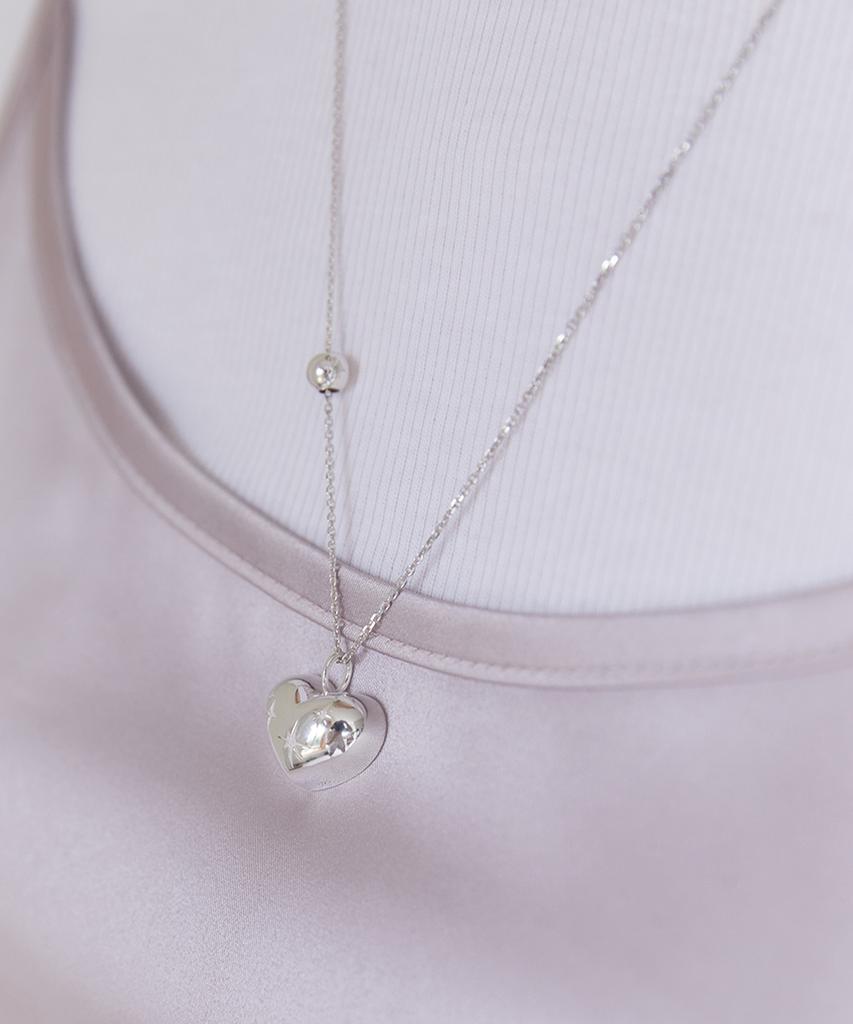 Tatiana (Silver 925) Heart Ornament Necklace Nz2108