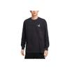Nike Rundhals Lässiges Bequemes Langarm-T-Shirt Herren Oberteile Schwarz HF6196-010