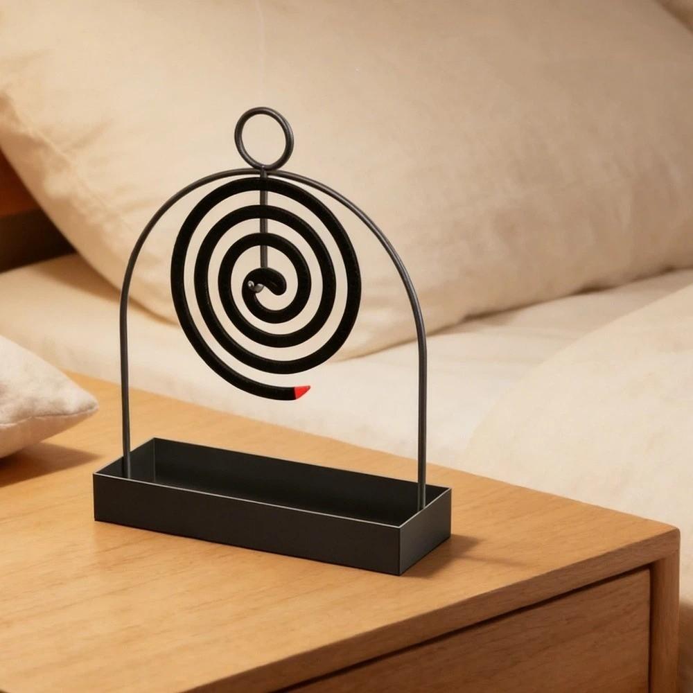 Anti Scalding Incense Holder Rustproof Coil Incense Burner Coil Vertical Stand  Indoor Use