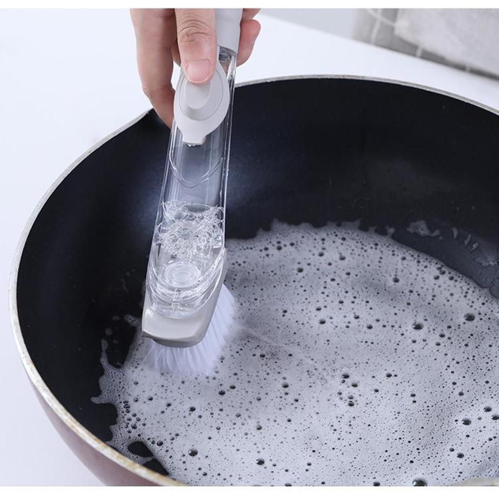 Long Pot Brush Dish Washing Cleaning Pan