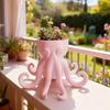 3D Printed Octopus Planter Nautical Octopus Tentacle Flower Pot for Desk Home Decor Ocean Animal Planter for Small Plants