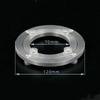 5/8/10/12Inch Kitchen Dining Table Rotating Bearing Transparent Round Turntable Lazy Susan Base Swivel Plates Furniture Hardware
