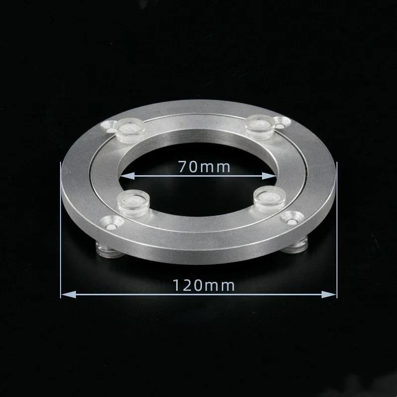 5/8/10/12Inch Kitchen Dining Table Rotating Bearing Transparent Round Turntable Lazy Susan Base Swivel Plates Furniture Hardware