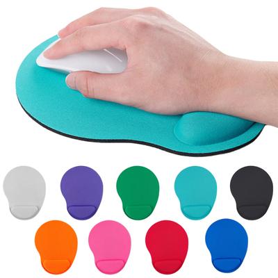 Wrist Mouse Pad Memory Foam Stepped-Wedge Design Ergonomic Wrist Support Non-slip Mousepad for Home Office