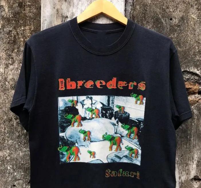 

The Breeders Black Short Sleeve Cotton Black Unisex All Size Shirt PP1232 Unisex T-Shirt S