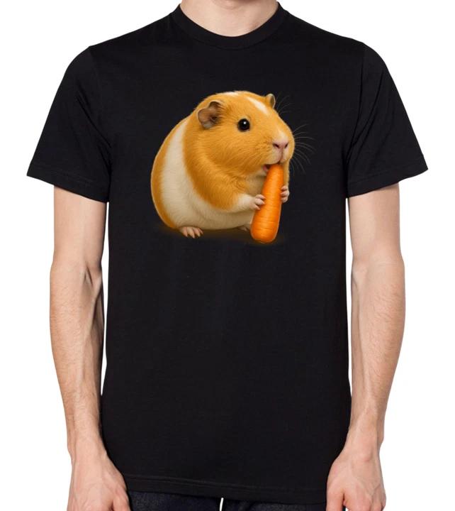 Guinea Pig Eating A Carrot Unisex T-Shirt S